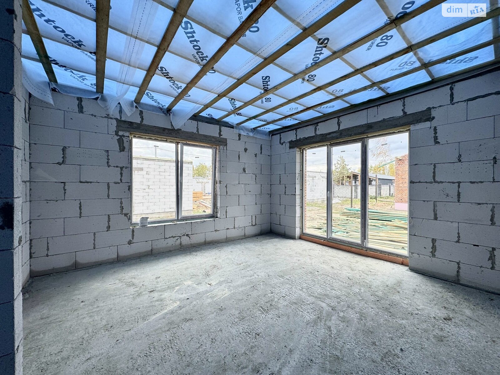 одноповерховий дуплекс, 80 кв. м, газобетон. Продаж у Ворзелі фото 1