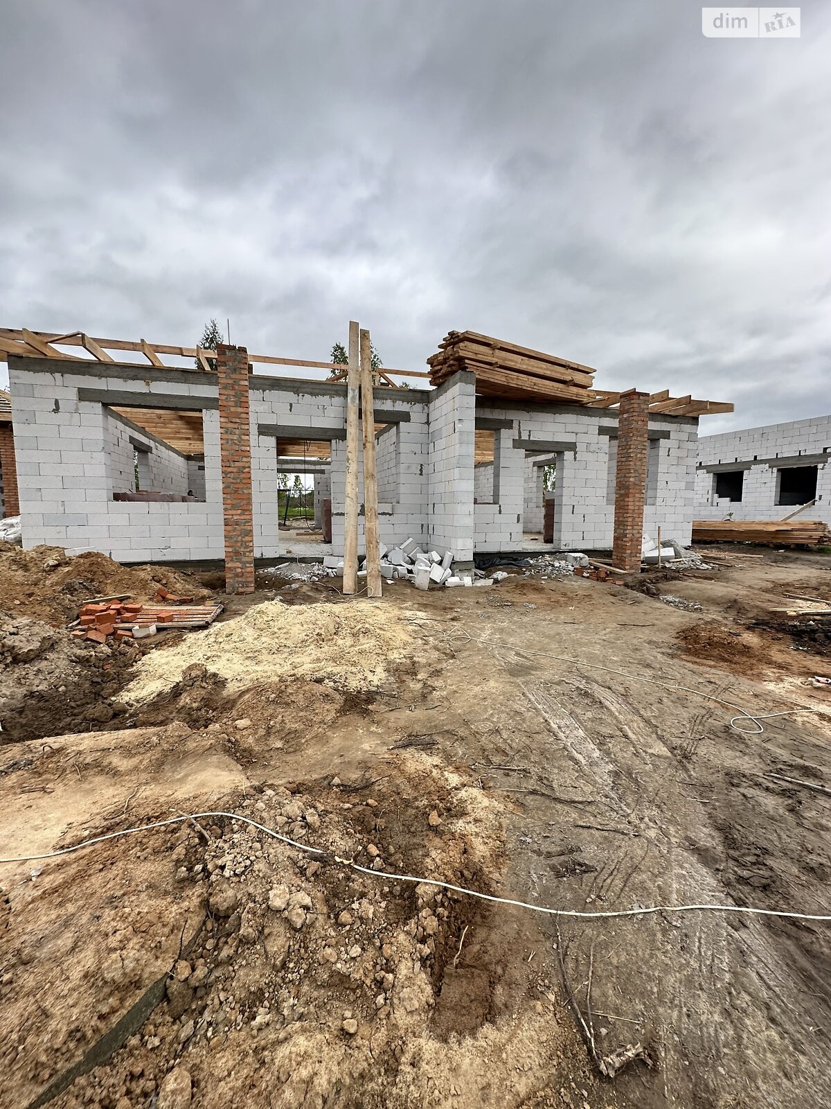 одноповерховий дуплекс, 78 кв. м, газобетон. Продаж у Ворзелі фото 1 одноповерховий дуплекс, 78 кв. м, газобетон. Продаж у Ворзелі фото 1
