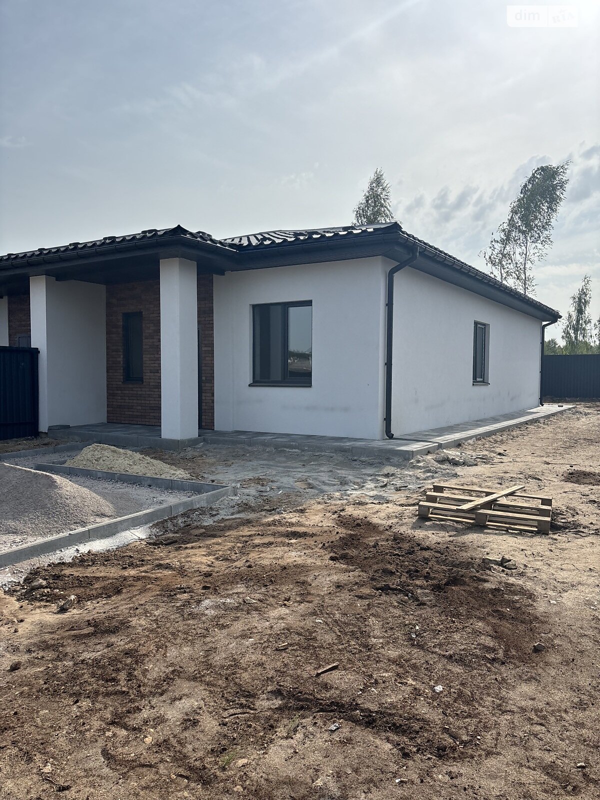 одноэтажный дуплекс, 80 кв. м, пеноблок. Продажа в Ворзеле фото 1