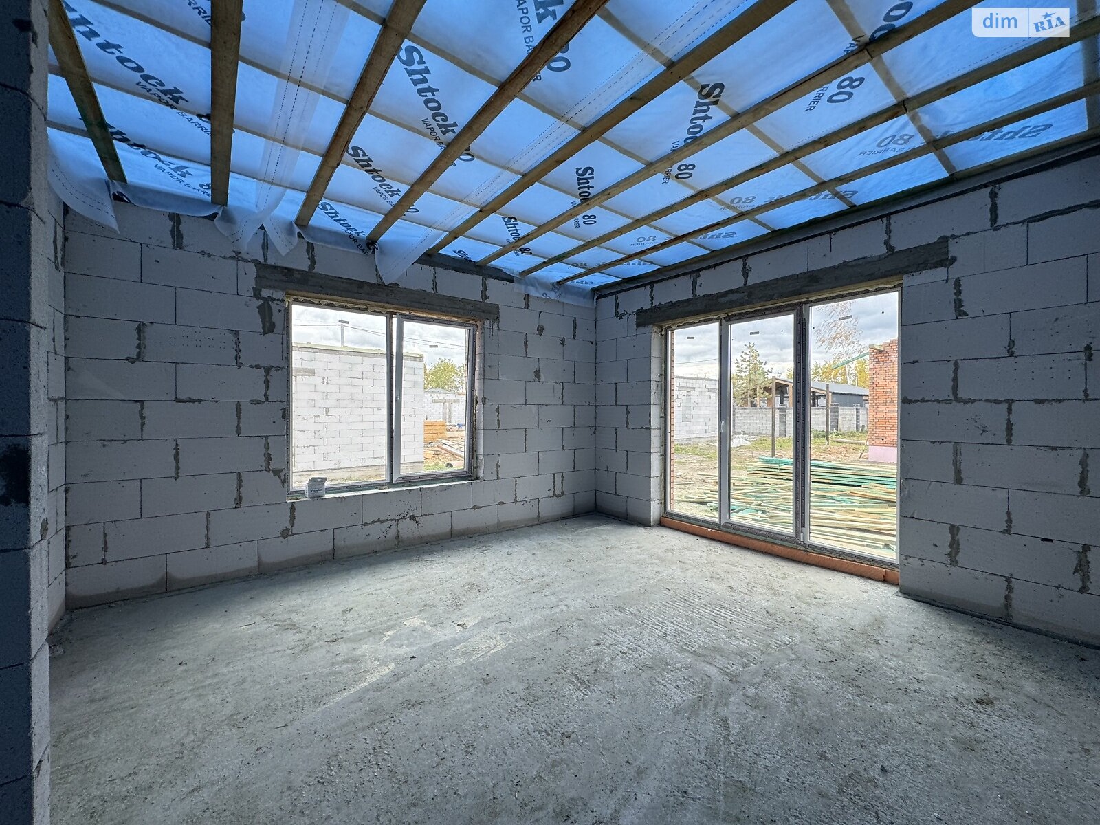 одноэтажный дуплекс, 80 кв. м, газобетон. Продажа в Ворзеле фото 1 одноэтажный дуплекс, 80 кв. м, газобетон. Продажа в Ворзеле фото 1