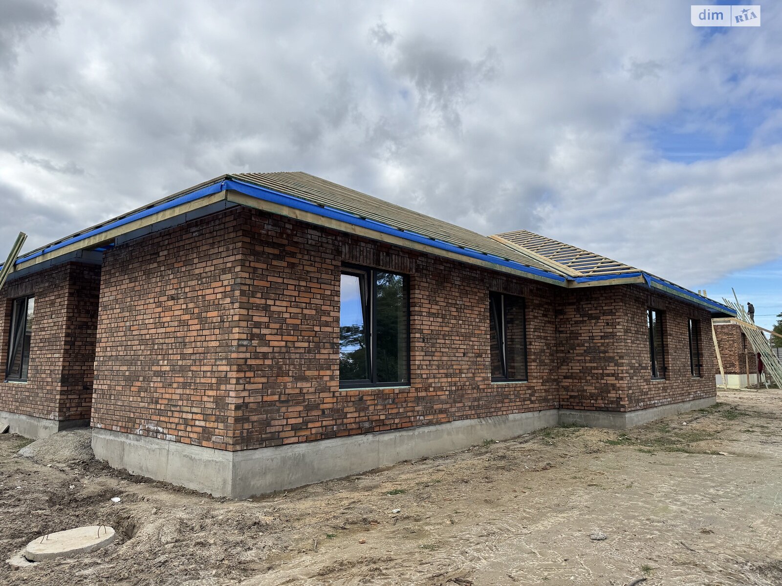 одноэтажный дуплекс, 80 кв. м, газобетон. Продажа в Ворзеле фото 1 одноэтажный дуплекс, 80 кв. м, газобетон. Продажа в Ворзеле фото 1