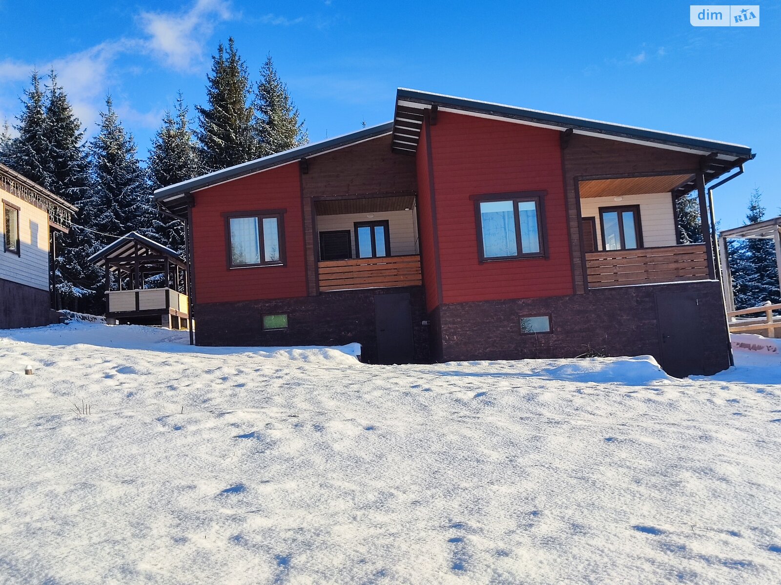 одноповерховий дуплекс, 125 кв. м, каркасно-щитовий. Продаж у Яблуниці фото 1 одноповерховий дуплекс, 125 кв. м, каркасно-щитовий. Продаж у Яблуниці фото 1