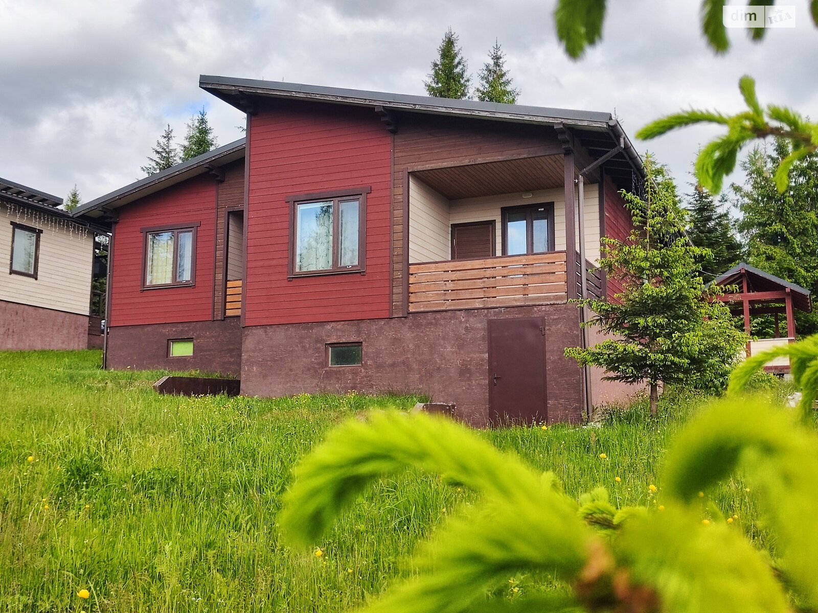 одноповерховий дуплекс, 125 кв. м, каркасно-щитовий. Продаж у Яблуниці фото 1 одноповерховий дуплекс, 125 кв. м, каркасно-щитовий. Продаж у Яблуниці фото 1