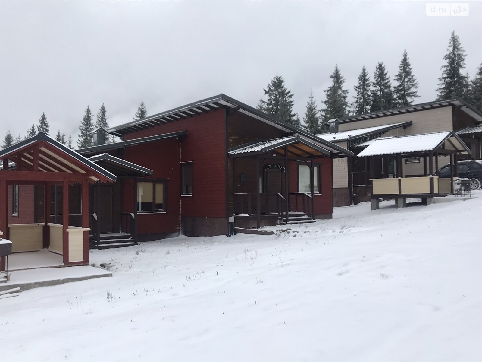 одноповерховий дуплекс, 125 кв. м, каркасно-щитовий. Продаж у Яблуниці фото 1 одноповерховий дуплекс, 125 кв. м, каркасно-щитовий. Продаж у Яблуниці фото 1