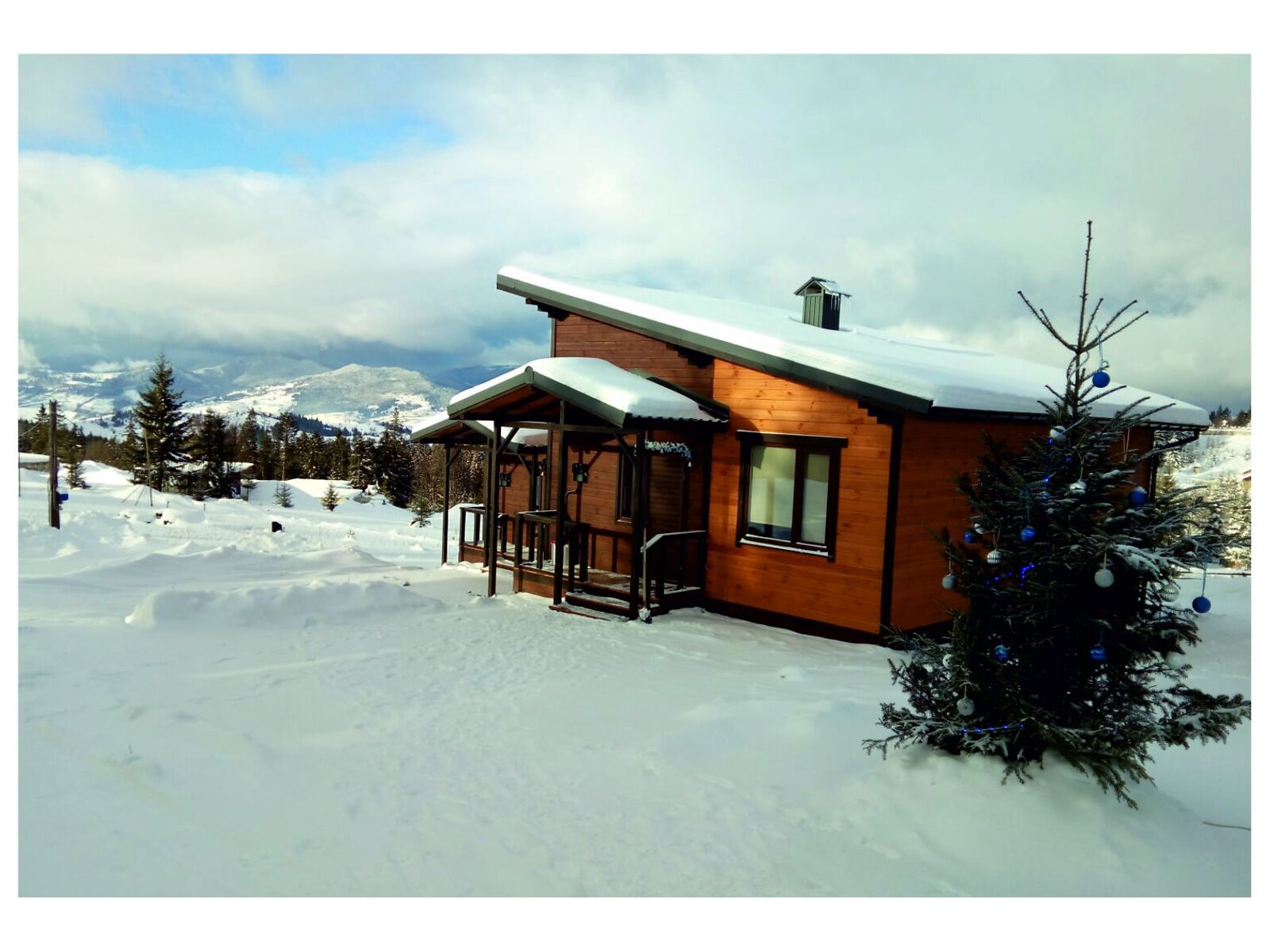 одноповерховий дуплекс, 125 кв. м, каркасно-щитовий. Продаж у Яблуниці фото 1 одноповерховий дуплекс, 125 кв. м, каркасно-щитовий. Продаж у Яблуниці фото 1