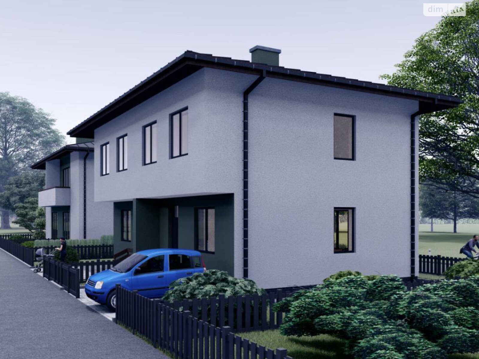 двоповерховий дуплекс, 89 кв. м, цегла. Продаж у Зимна Вода фото 1 двоповерховий дуплекс, 89 кв. м, цегла. Продаж у Зимна Вода фото 1