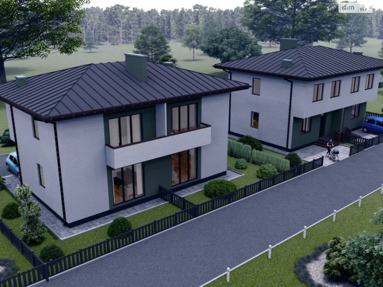 двоповерховий дуплекс, 89 кв. м, цегла. Продаж у Зимна Вода фото 1 двоповерховий дуплекс, 89 кв. м, цегла. Продаж у Зимна Вода фото 1