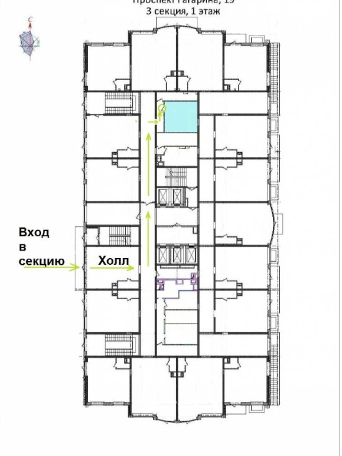 Специальное помещение в Одессе, продажа по Гагарина проспект, район Приморский, цена: 23 900 долларов за объект фото 1