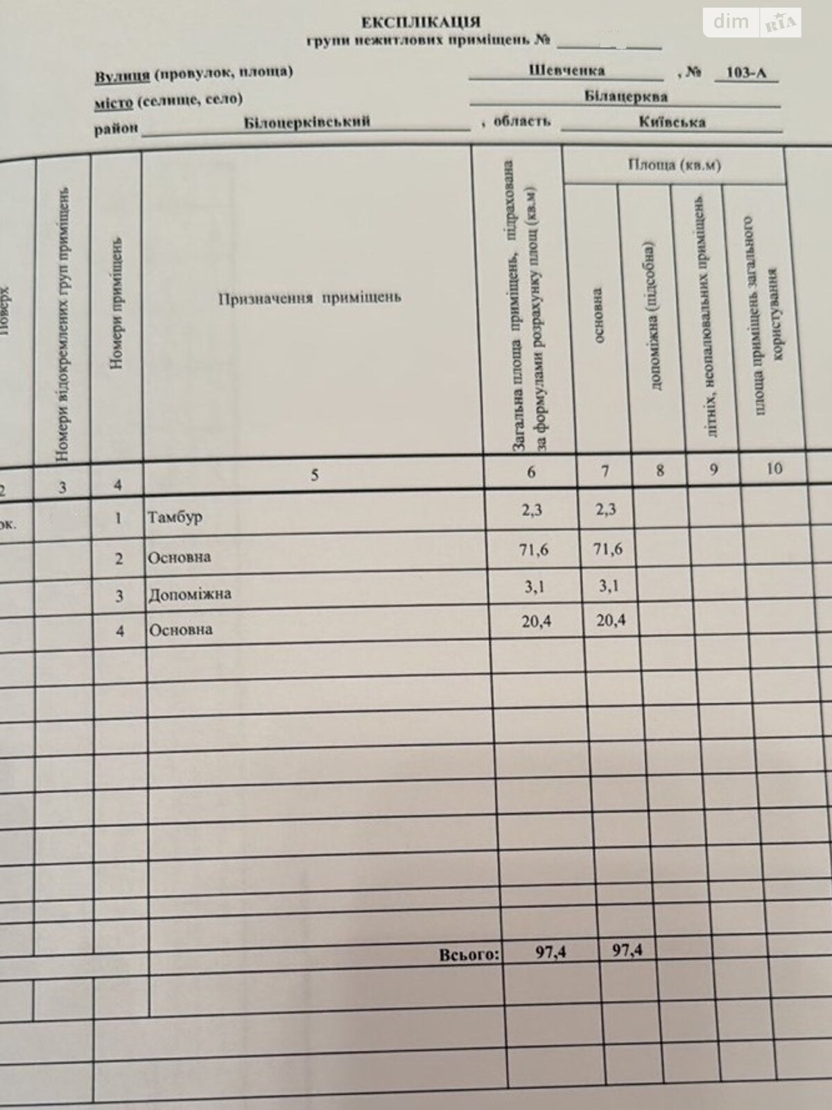 Коммерческое помещение в Белой Церкви, Шевченко улица 103А, цена продажи: 140 000 долларов за объект фото 1