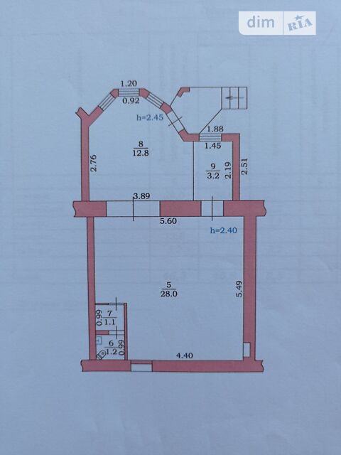 Коммерческая недвижимость по адресу Мира пр. (площадь 47 м²) - Atlanta.ua - фото 5