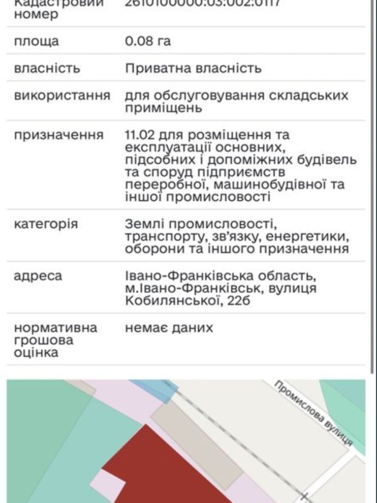 Коммерческое помещение в Ивано-Франковске, продажа по Кобылянской улица, район Вокзал, цена: 175 000 долларов за объект фото 1