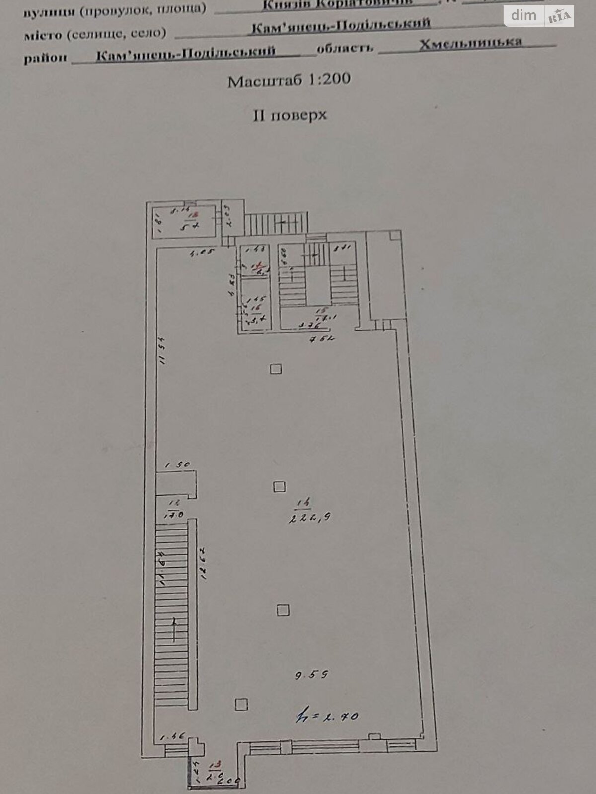 Коммерческое помещение в Каменце-Подольском, продажа по Князей Кориатовичей улица 14Б, район Каменец-Подольский, цена: 830 000 долларов за объект фото 1