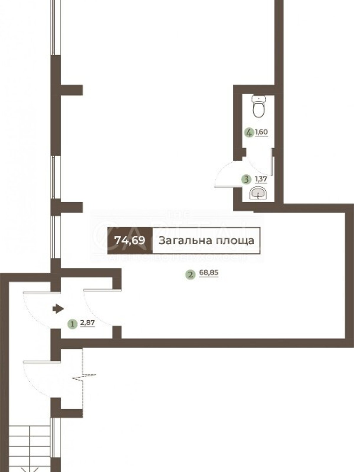 Коммерческое помещение в Киеве, продажа по Николая Юнкерова улица 37, район Оболонский, цена: 111 600 долларов за объект фото 1