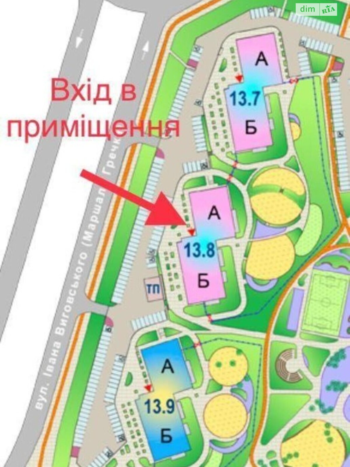 Комерційне приміщення в Києві, продаж по Івана Виговського (Маршала Гречка) вулиця 44, район Подільський, ціна: 222 000 долларів за об’єкт фото 1