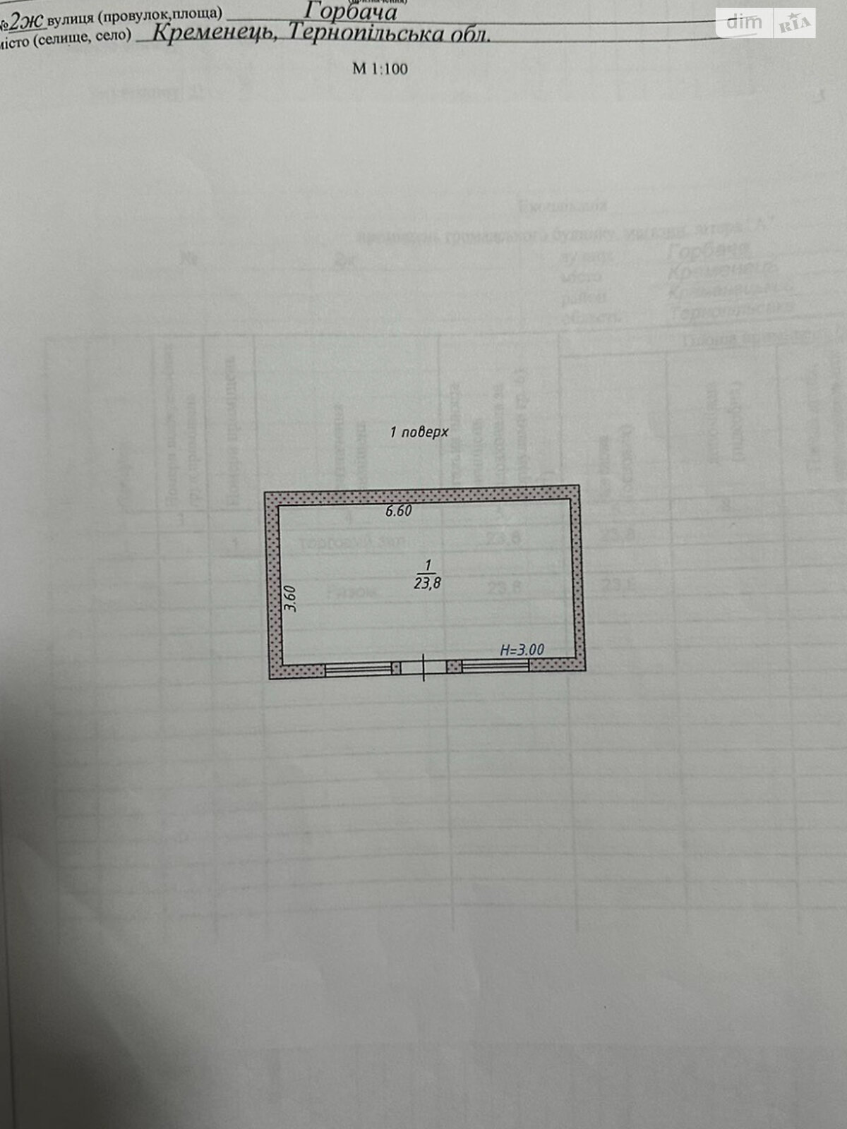Комерційне приміщення в Кременці, Горбача вулиця, ціна продажу: 20 000 доларів за об’єкт фото 1 Комерційне приміщення в Кременці, Горбача вулиця, ціна продажу: 20 000 доларів за об’єкт фото 1