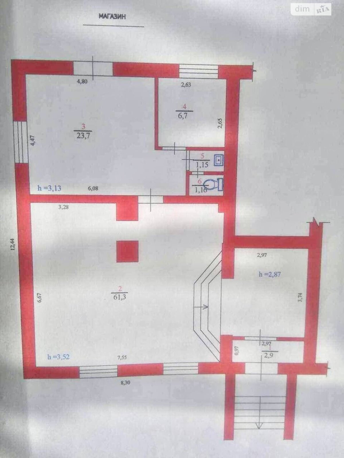 Коммерческое помещение в Новом Роздоле, продажа по Мазепы улица 9А, район Новый Роздол, цена: 60 000 долларов за объект фото 1