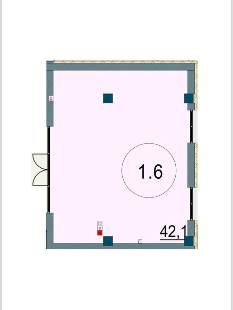 Комерційна нерухомість за адресою вул. Рішельєвська (площа 42,1 м²) - Atlanta.ua - фото 2