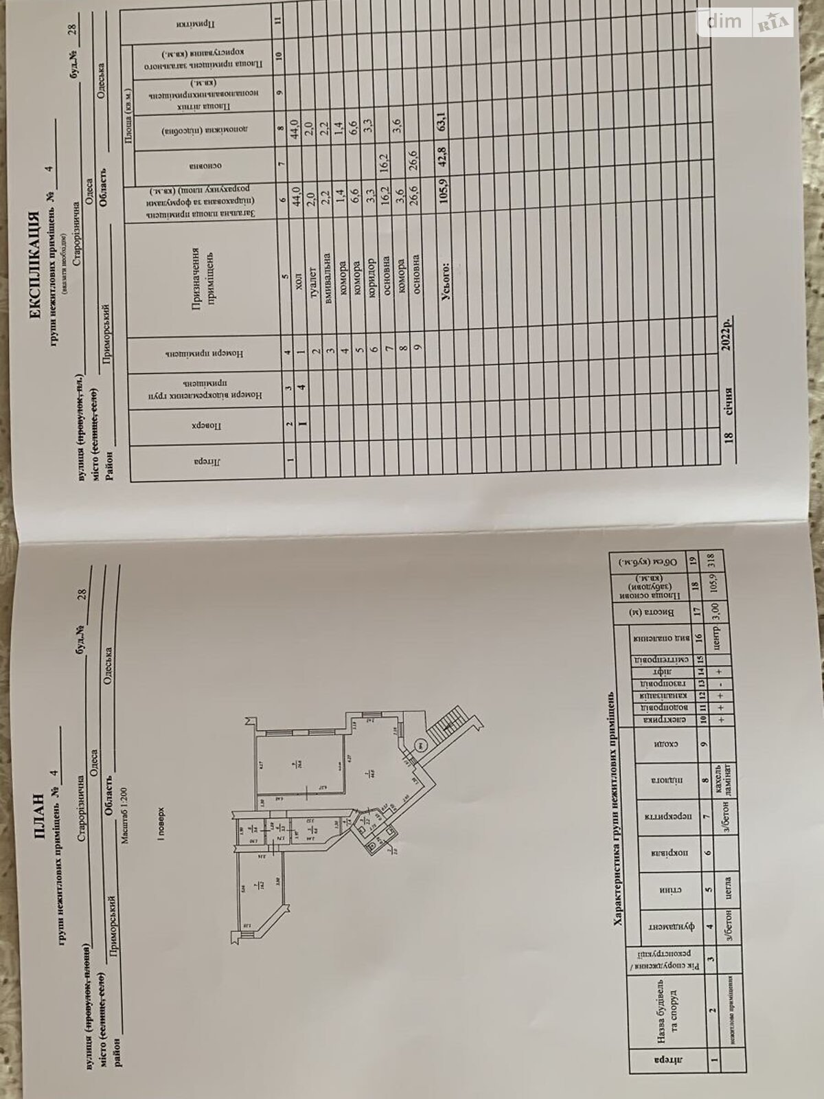 Коммерческое помещение в Одессе, продажа по ул. Старорезничная, район Приморский, цена: 120 000 долларов за объект фото 1