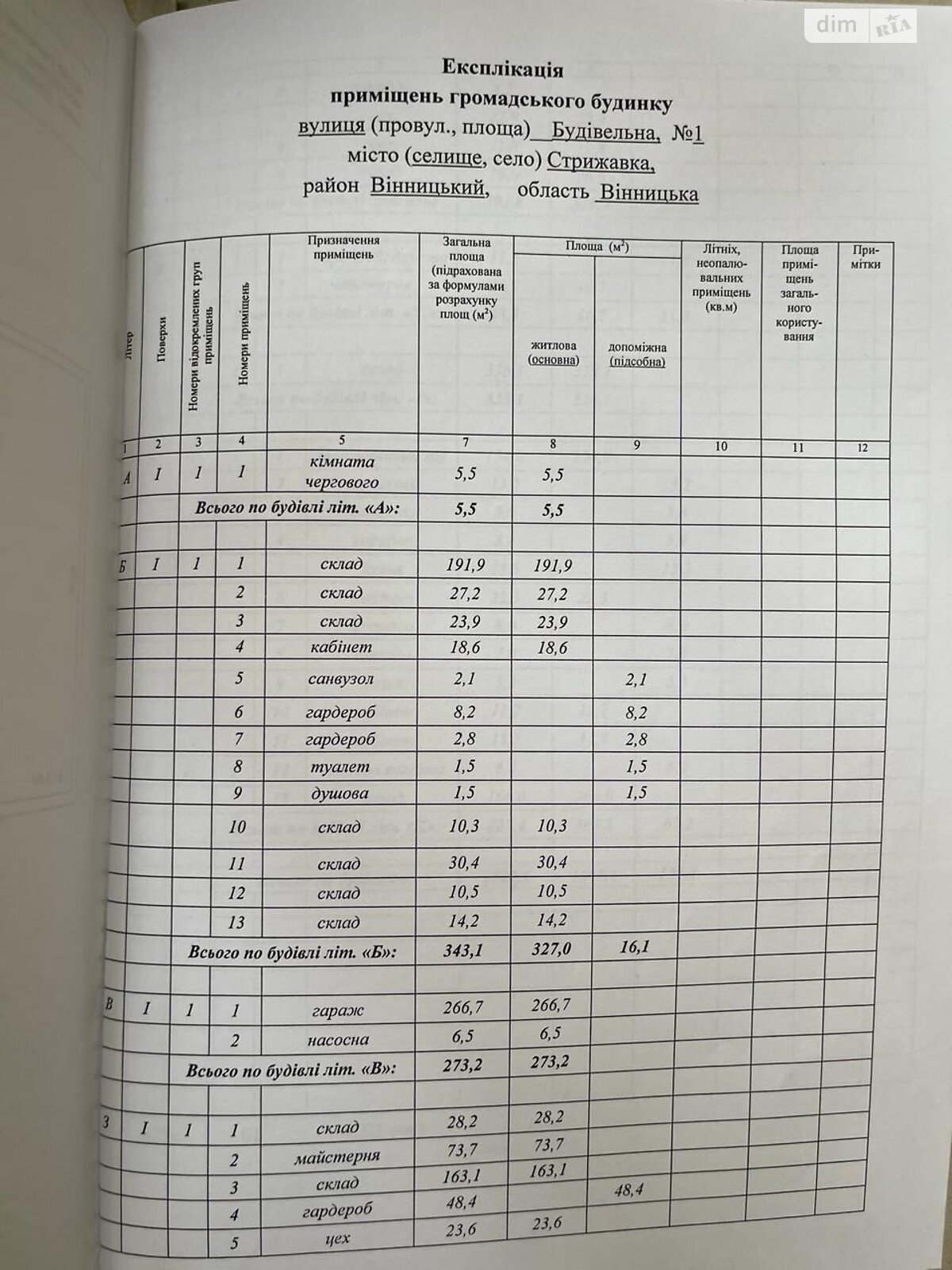 Коммерческое помещение в Стрижавке, продажа по Строительная улица 1, цена: 550 000 долларов за объект фото 1