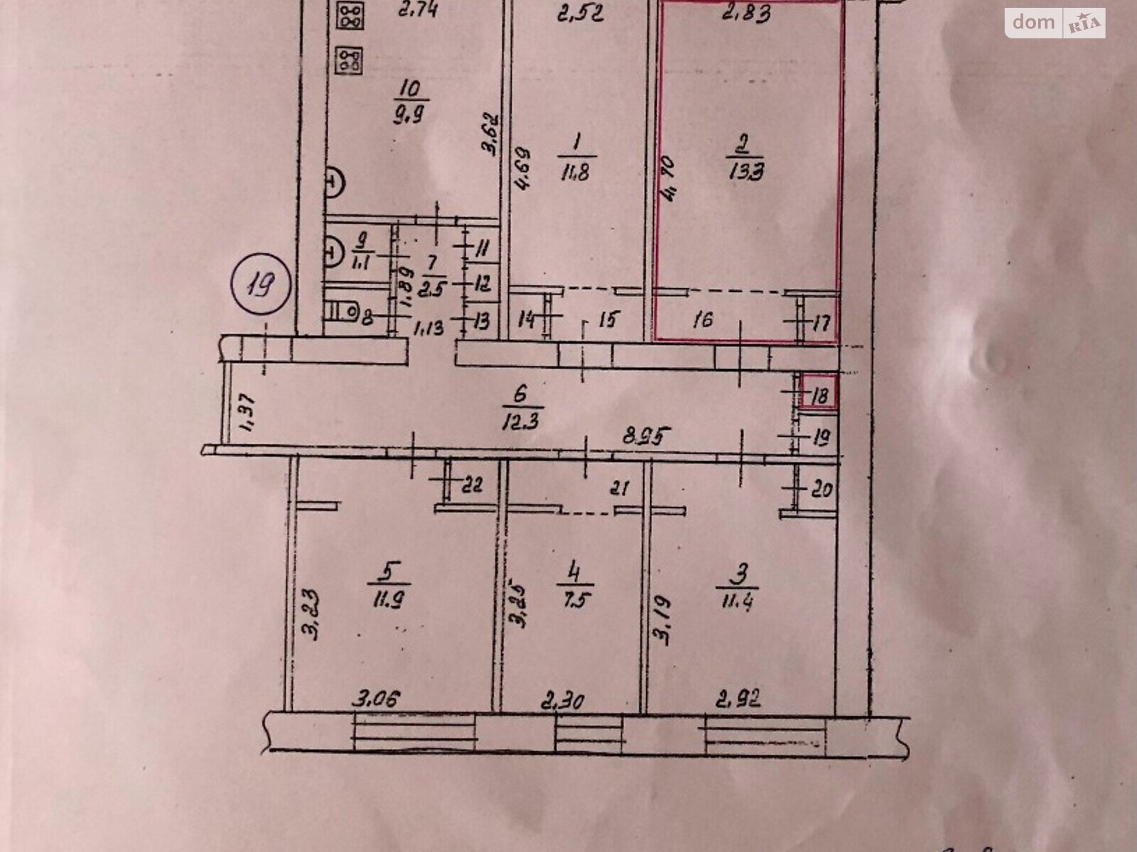 Комната в Чернигове, на ул. Текстильщиков 12 в районе Шерстянка на продажу фото 1