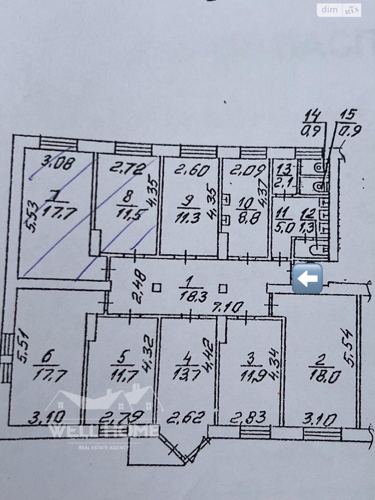 Комната в Киеве, на просп. Лесной 12Б в районе Лесной Массив на продажу фото 1