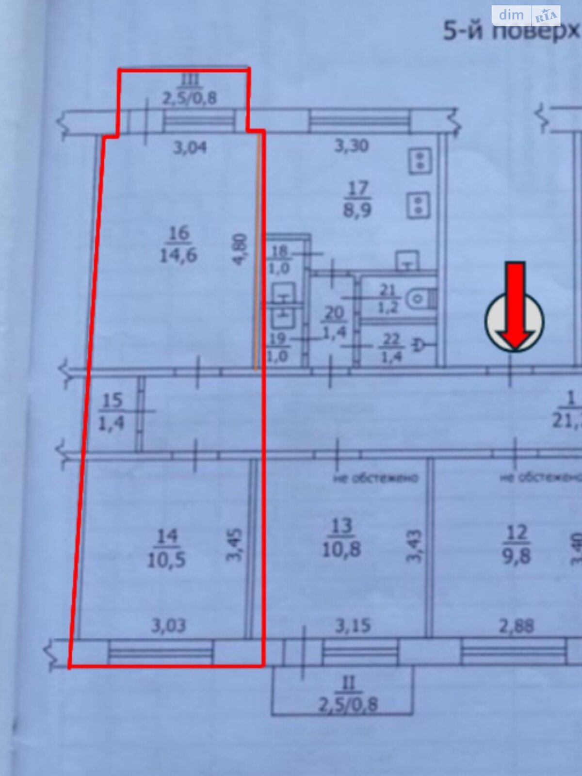 Кімната в Києві на бул. Дарницький 17 в районі Північно-Броварський Масив на продаж фото 1