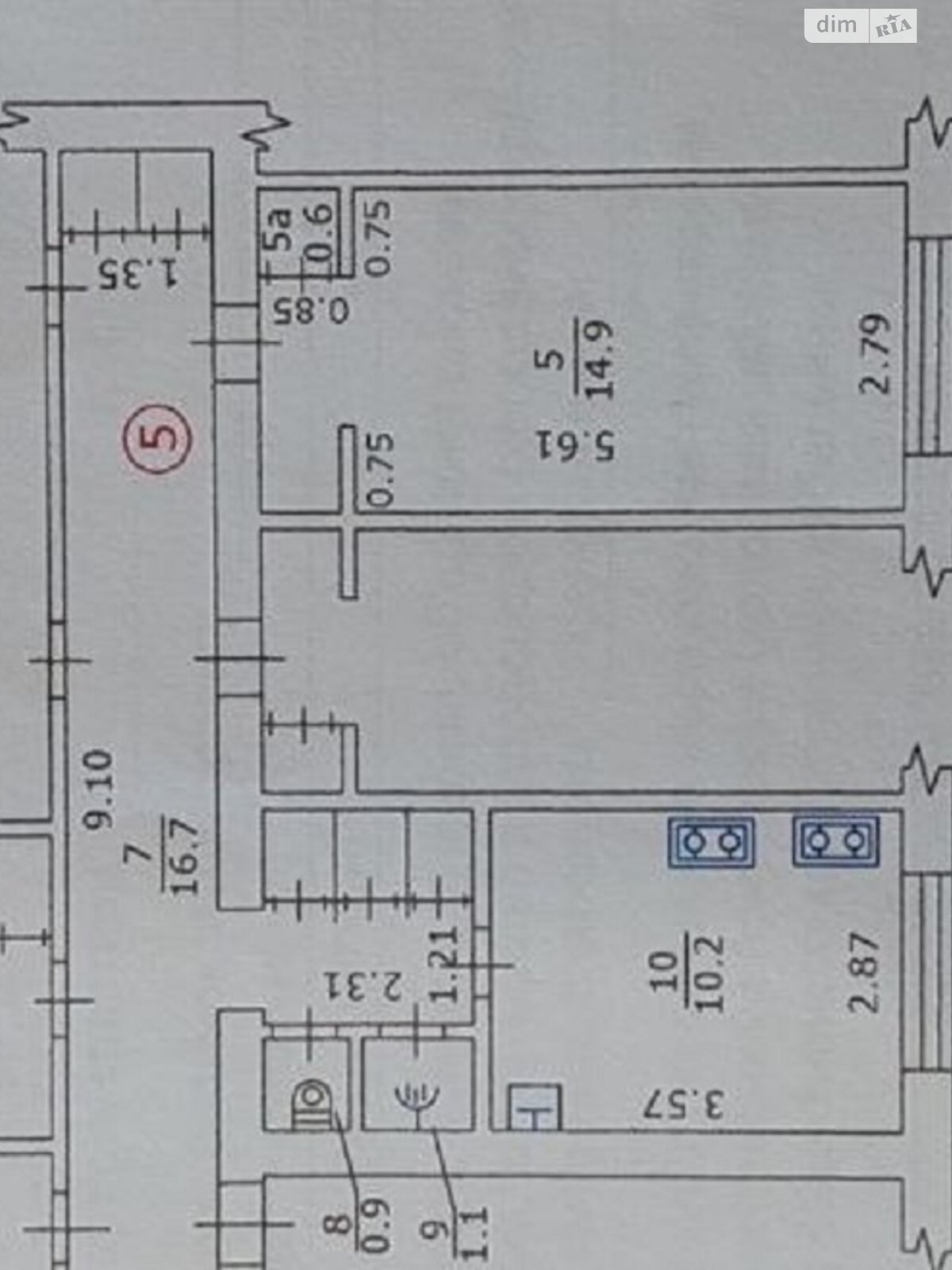 Комната в Кременчуге, на ул. Университетская (Первомайская) 39, кв. 34 в районе Автозаводской на продажу фото 1