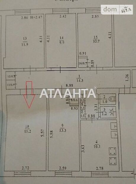 Комната в Одессе, на ул. Космонавтов в районе Малиновский на продажу фото 1 Комната в Одессе, на ул. Космонавтов в районе Малиновский на продажу фото 1