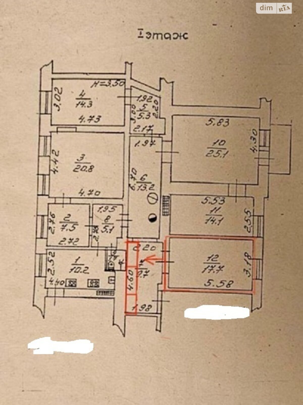 Комната в Одессе, на ул. Бунина 8 в районе Приморский на продажу фото 1