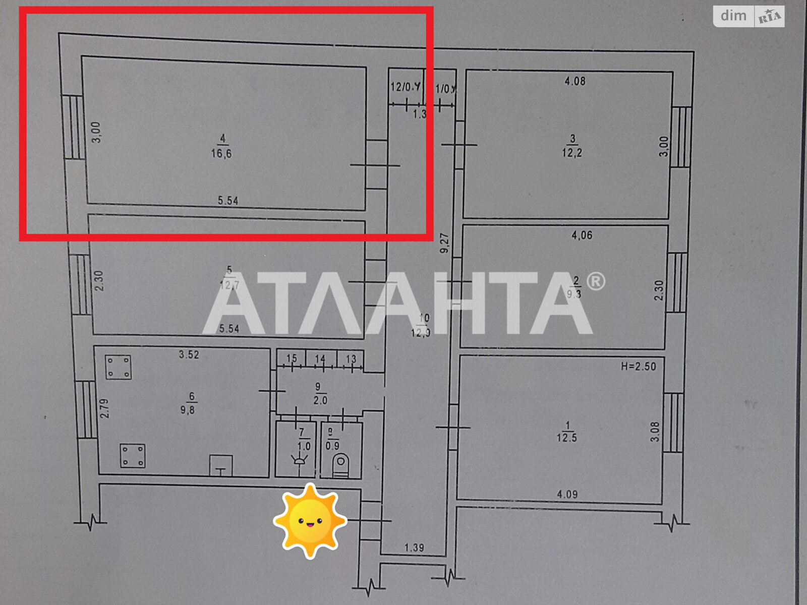 Комната в Одессе, на ул. Новаторов в районе Приморский на продажу фото 1