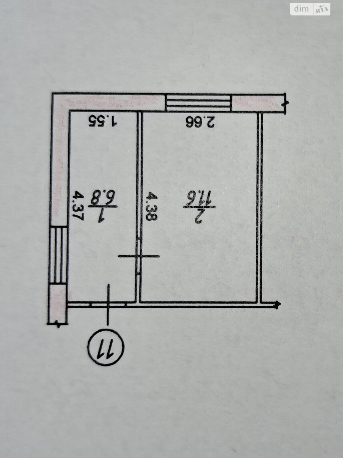Кімната в Запоріжжі на вул. Окружна 4, кв. 11 в районі Шевченківський на продаж фото 1 Кімната в Запоріжжі на вул. Окружна 4, кв. 11 в районі Шевченківський на продаж фото 1
