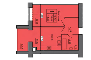 Продажа однокомнатной квартиры в Байковцах, на пер. Дубовецкий 5, фото 2