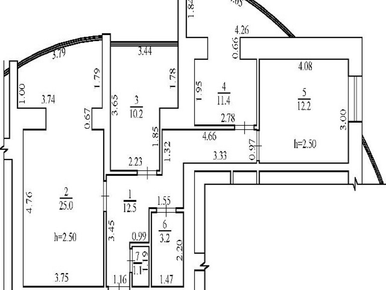 Продаж трикімнатної квартири в Білій Церкві, на просп. Незалежності 74, район 3 мікрорайон фото 1
