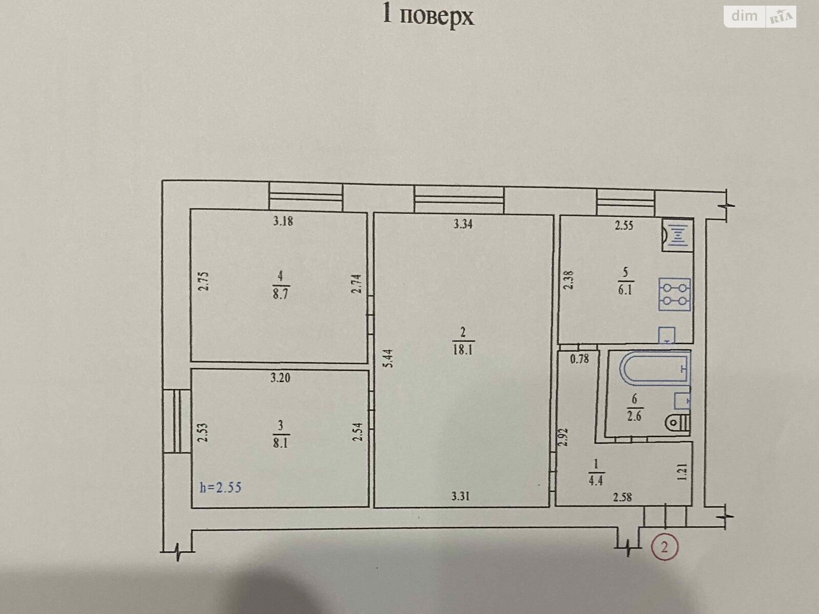 Продажа трехкомнатной квартиры в Биологическом, на пер. Полузерский 1, фото 1