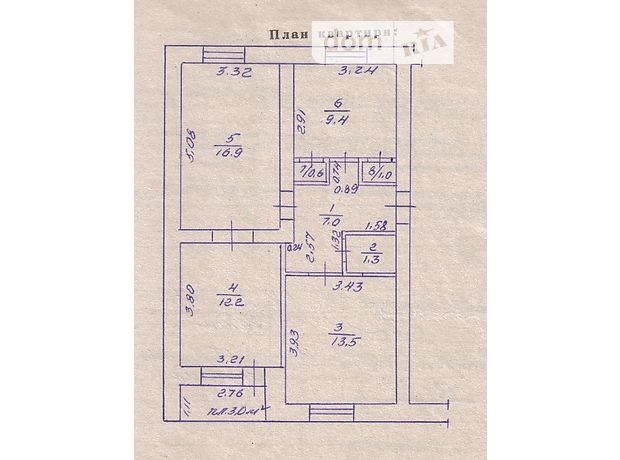 Продажа трехкомнатной квартиры в Саджаве, на Шкільна, фото 1