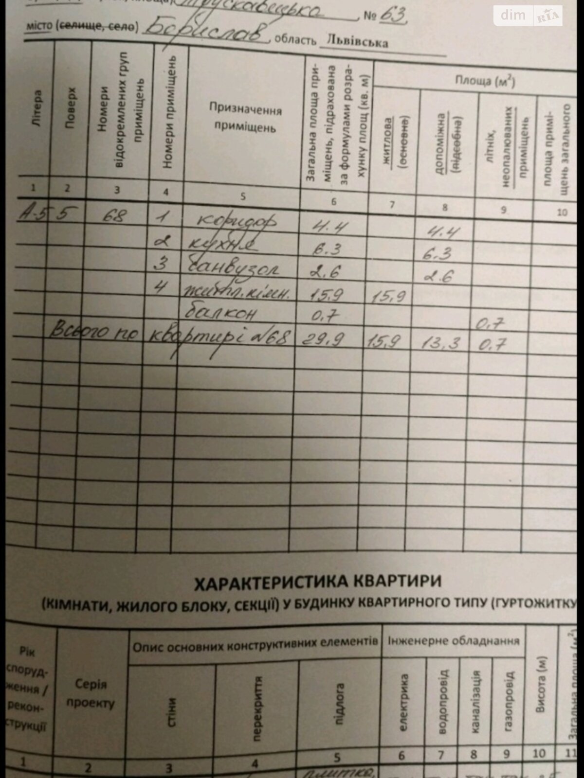 Продажа однокомнатной квартиры в Бориславе, на ул. Трускавецкая 63, район Борислав фото 1