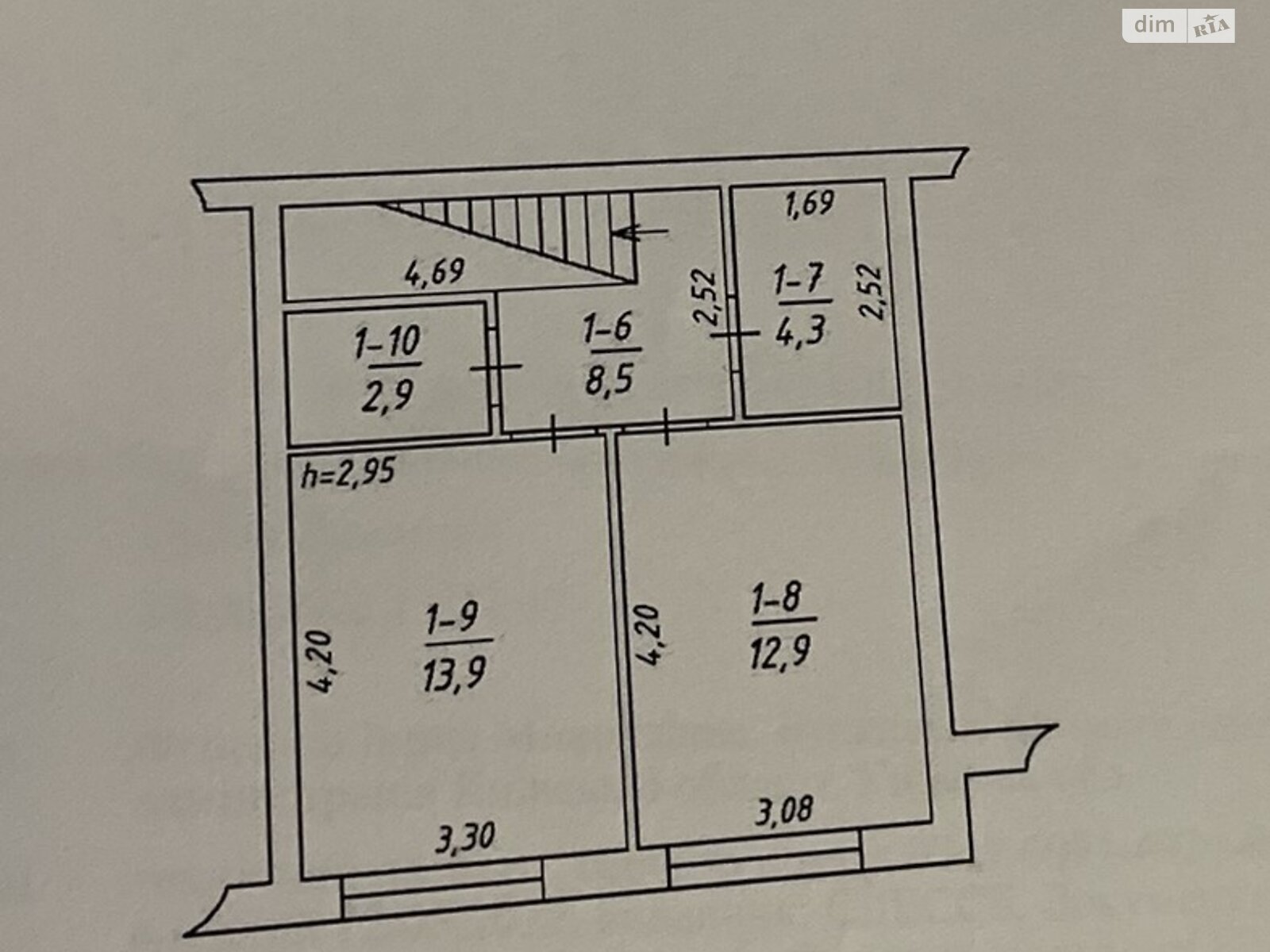 Продажа двухкомнатной квартиры в Борисполе, на ул. Ясная 12, кв. 32, район Борисполь фото 1