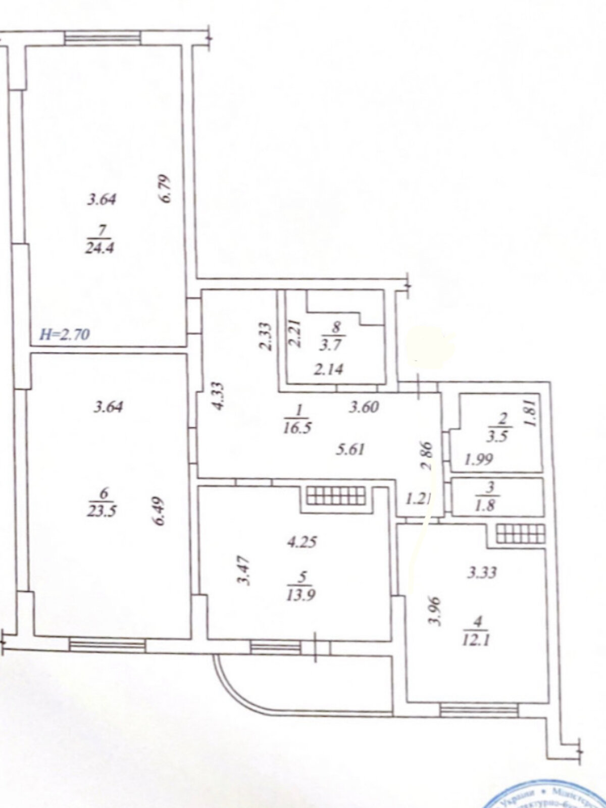 Продажа трехкомнатной квартиры в Боярке, на ул. Белогородская 51 корпус 6, фото 1 Продажа трехкомнатной квартиры в Боярке, на ул. Белогородская 51 корпус 6, фото 1