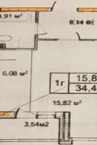 Продаж однокімнатної квартири в Броварах, на вул. Симоненка 107А, район Бровари фото 2