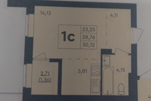 Продаж однокімнатної квартири в Броварах, на вул. Героїв Крут, район Пекарня фото 2