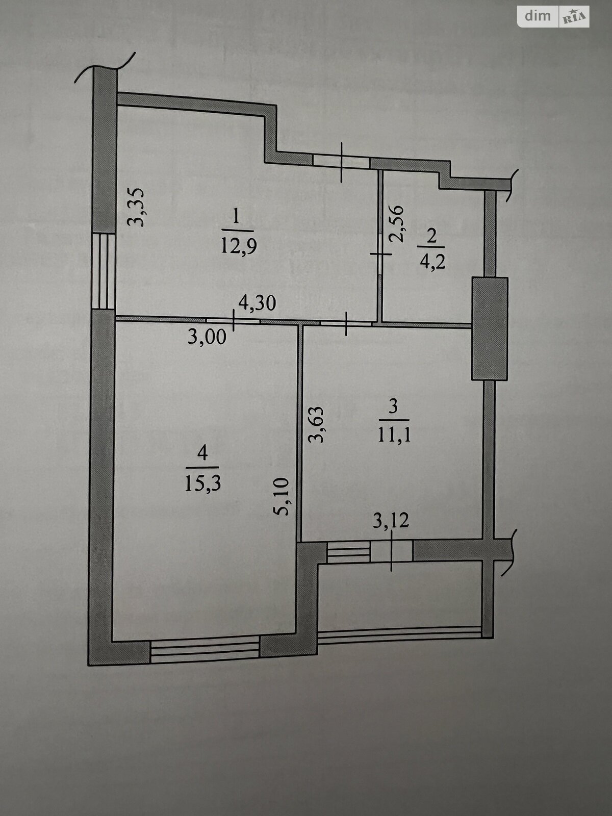 Продажа однокомнатной квартиры в Броварах, на ул. Симоненко 107А, район Сады фото 1