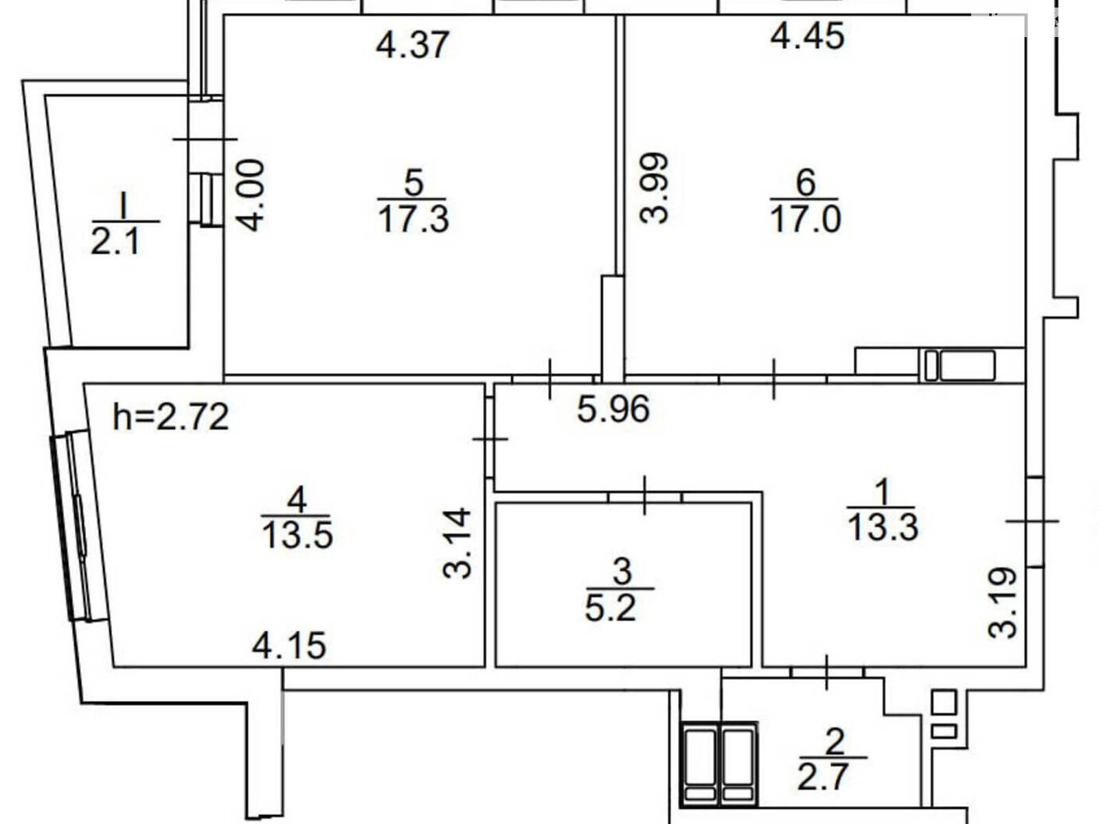 Продажа двухкомнатной квартиры в Броварах, на ул. Соборная 21, фото 1 Продажа двухкомнатной квартиры в Броварах, на ул. Соборная 21, фото 1