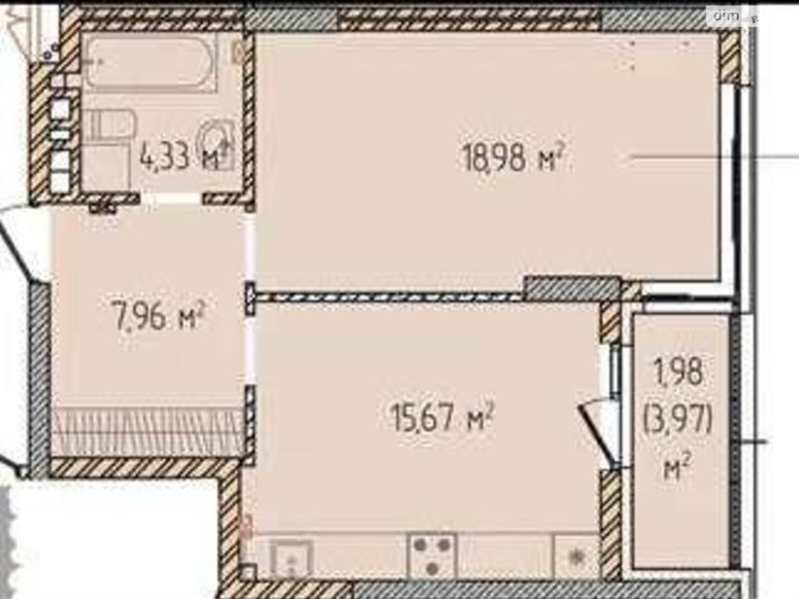 Продаж двокімнатної квартири в Броварах, на вул. В'ячеслава Чорновола 4, фото 1