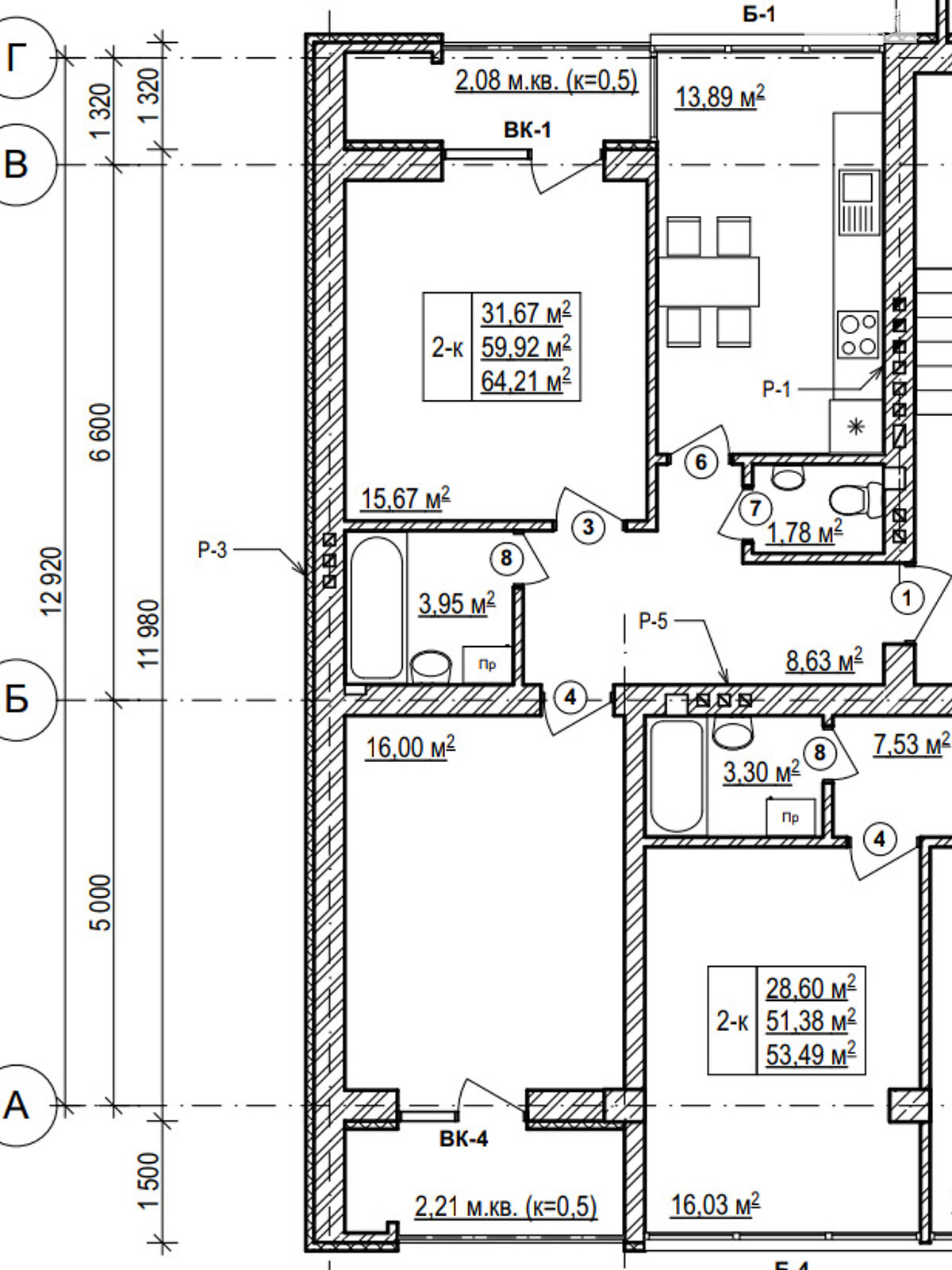 Продажа двухкомнатной квартиры в Брюховичах, на ул. Бурденко 18В, кв. 1, район Шевченковский фото 1