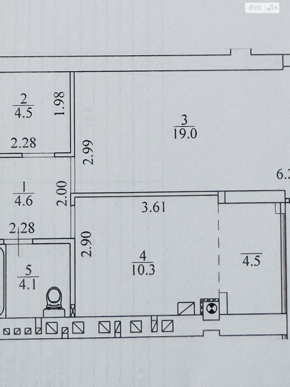 Продаж однокімнатної квартири в Бучі, на вул. Бориса Гмирі 7, кв. 95, район Буча фото 1