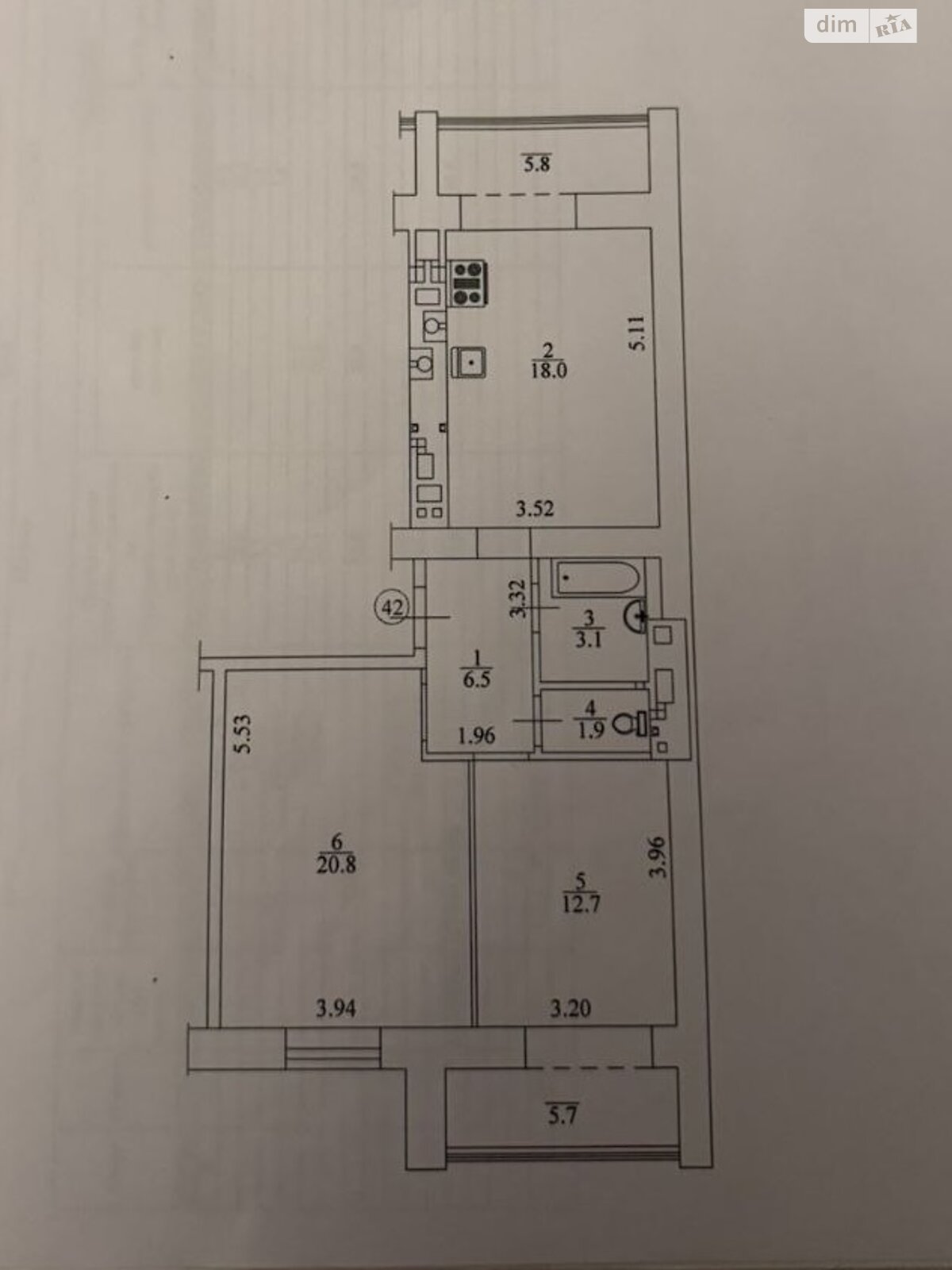 Продажа двухкомнатной квартиры в Буче, на ул. Ивана Кожедуба 3 корпус 3Д, район Буча фото 1