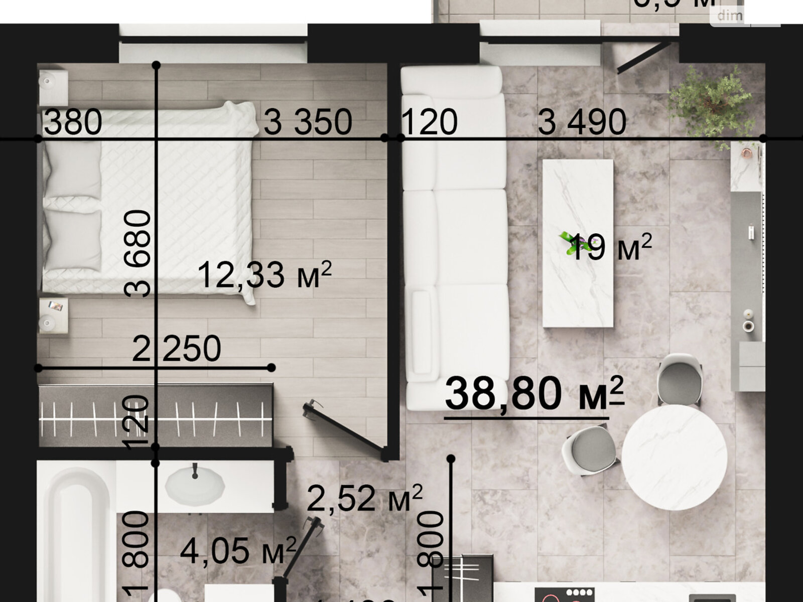 Продажа однокомнатной квартиры в Буче, на ул. Коновальца 49, район Буча фото 1