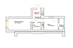 Продаж однокімнатної квартири в Бучі, на вул. Вишнева 35, кв. 67, район Буча фото 2