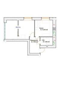 Продажа однокомнатной квартиры в Буче, на ул. Вишневая 35, кв. 56, район Буча фото 2
