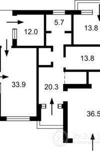 Продажа четырехкомнатной квартиры в Буче, на кондратюка 4, район Буча фото 2